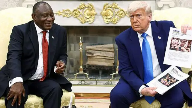 La “emboscada” de Trump en la Casa Blanca al presidente Ramaphosa por la supuesta “persecución de blancos” en Sudáfrica