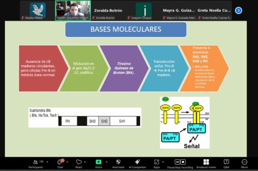 Más de 200 profesionales bolivianos participaron del ciclo de videoconferencias sobre enfermedades poco frecuentes con expertos internacionales y nacionales