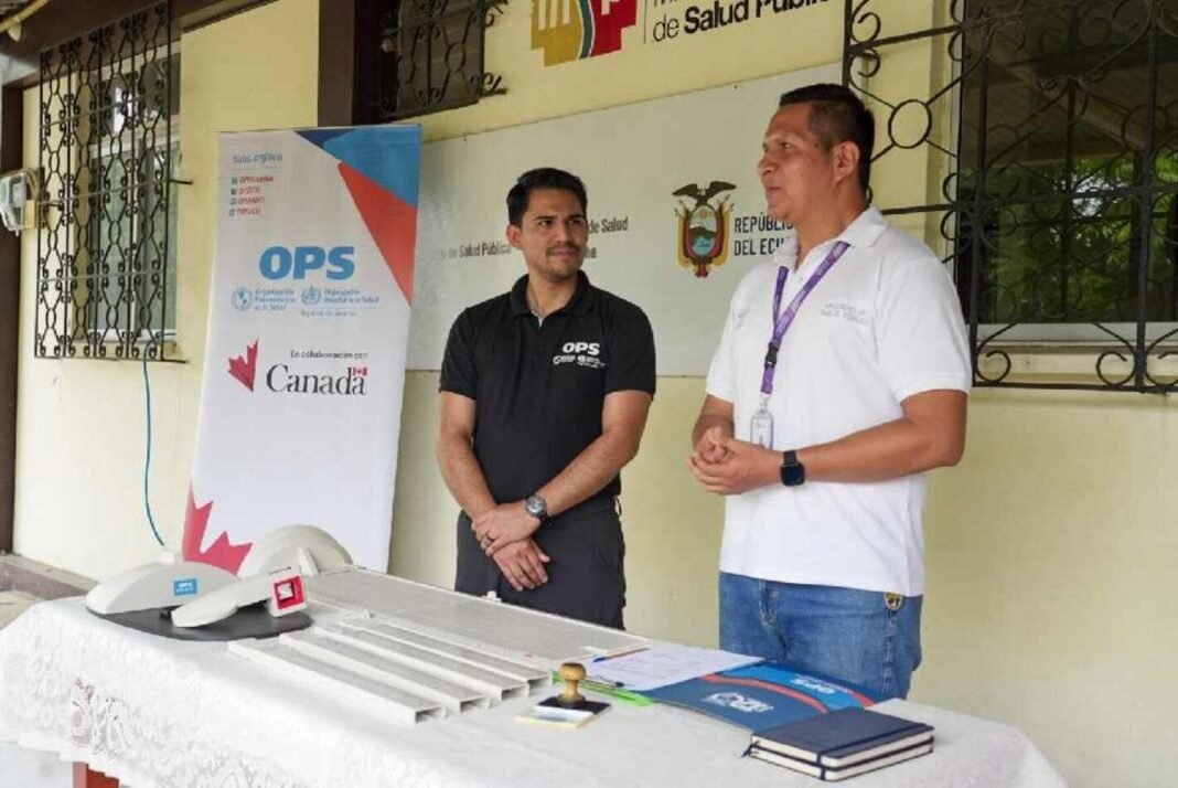 OPS Ecuador, con el apoyo de Canadá, donó equipos en Santa Elena para aportar en la prevención en desnutrición crónica infantil