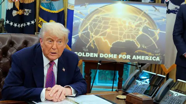 Trump anuncia la construcción de un “domo dorado” para la defensa aérea de EE.UU.