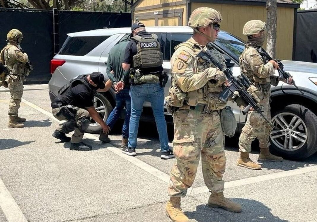 La Administración Trump implica a los militares en las redadas contra inmigrantes en Los Ángeles