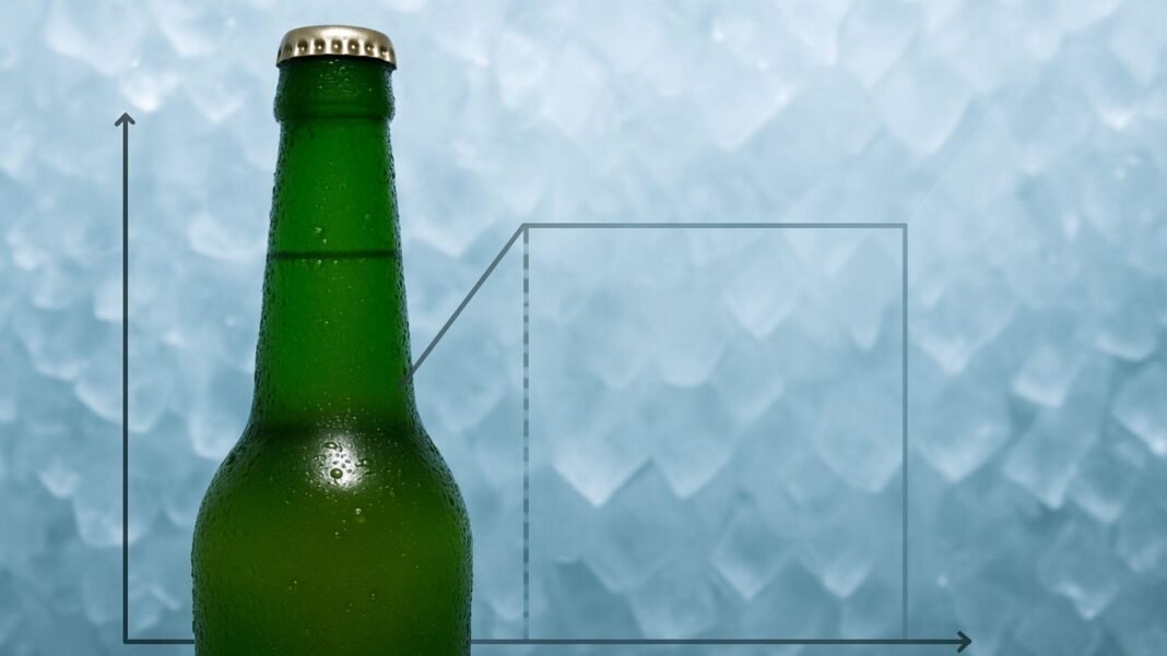 La sencilla gráfica que explica por qué tu botellín de cerveza se enfría en minutos