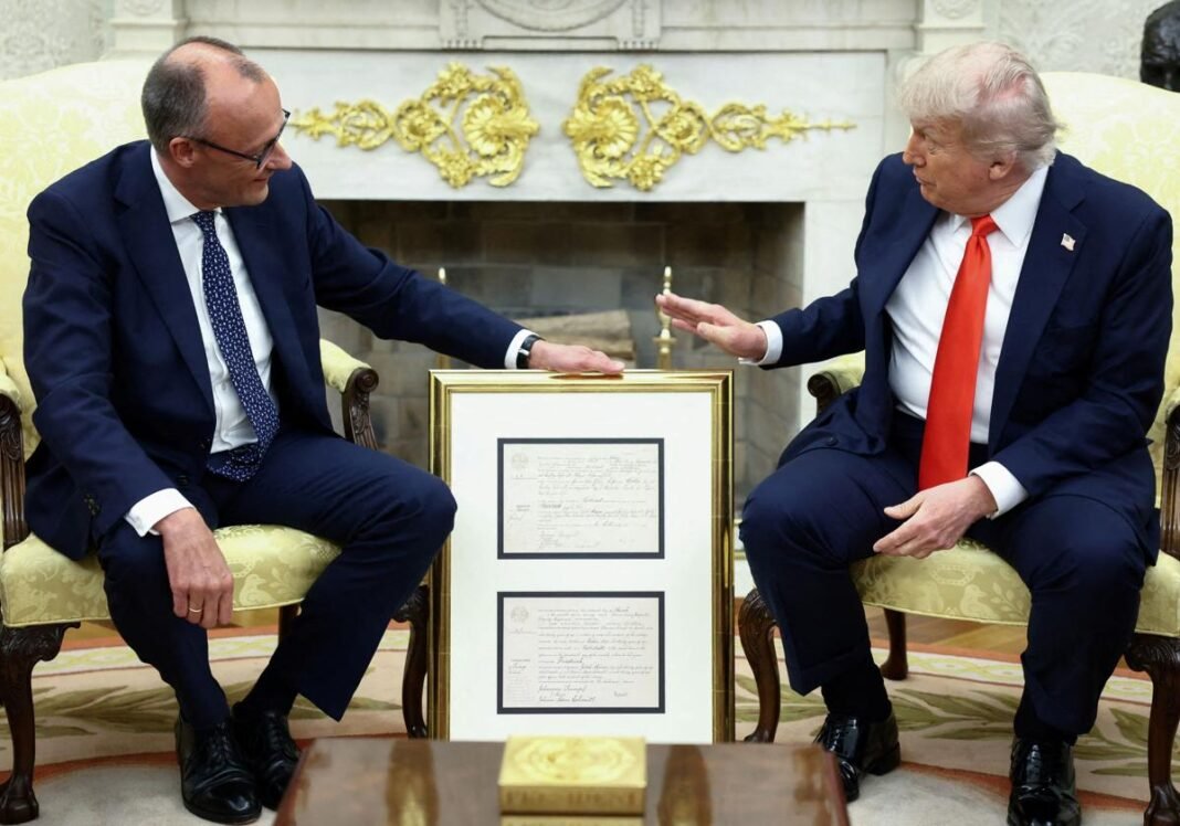 Merz le implora a Trump que vuelva a salvar a Europa de la guerra