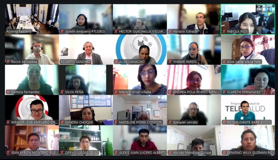 Bolivia y Uruguay fortalecen la salud digital a través del intercambio de experiencias exitosas en Telesalud