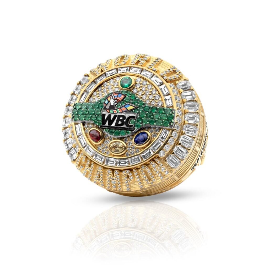 El CMB revela un anillo exclusivo para el ganador de combate Canelo vs. Crawford