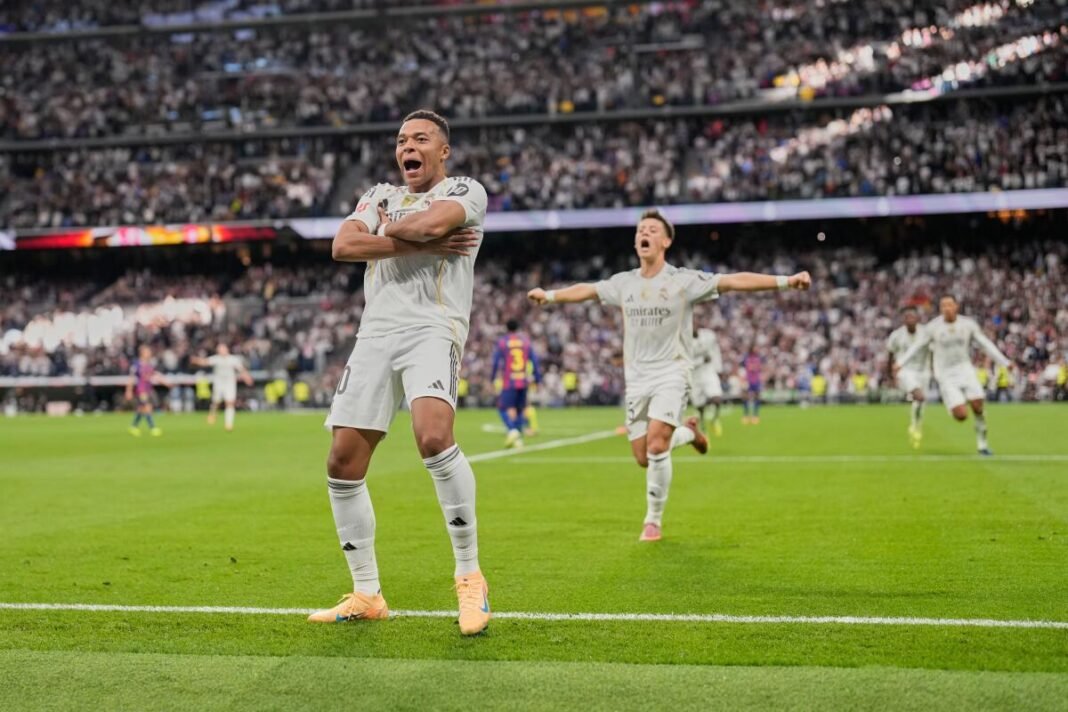 Real Madrid se lleva el primer clásico de la temporada con goles de Mbappé y Bellingham