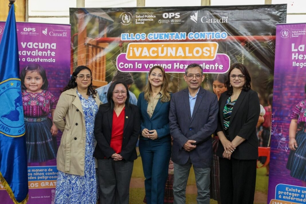 Guatemala da un paso histórico hacia la salud universal con la introducción de la vacuna hexavalente