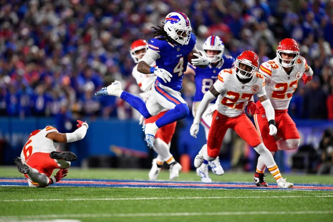 Josh Allen y los Bills llegan a mitad de temporada 6-2 con victoria clave sobre su rival, los Chiefs