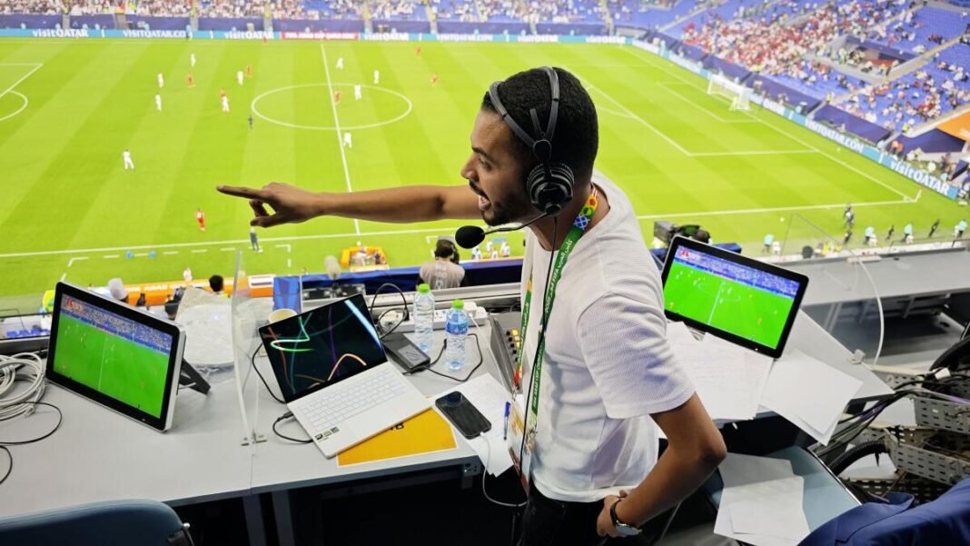 Bahréin contra Irak, cómo un narrador le da vida a un juego de la Copa Árabe