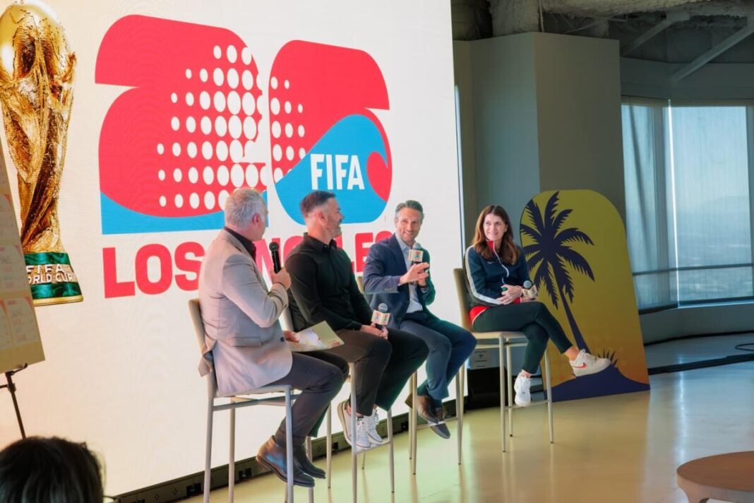 Mia Hamm destaca la fuerza unificadora del fútbol en un evento del sorteo del Mundial en Los Ángeles