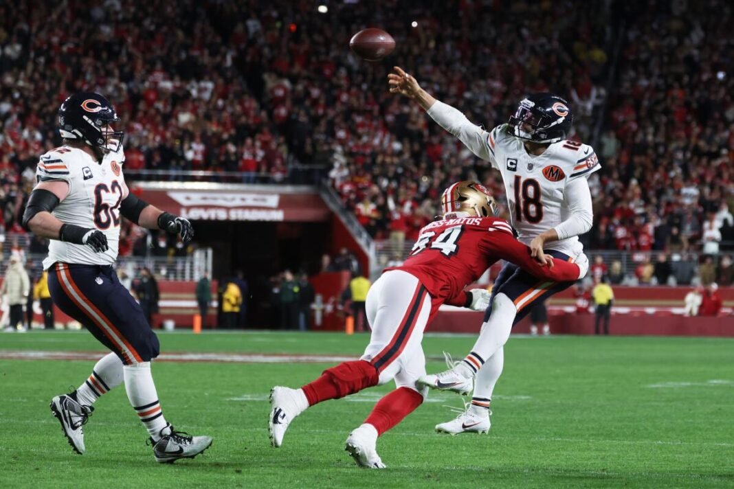 Dolorosa derrota de Bears ante 49ers les cuesta el primer puesto en los playoffs de la NFC