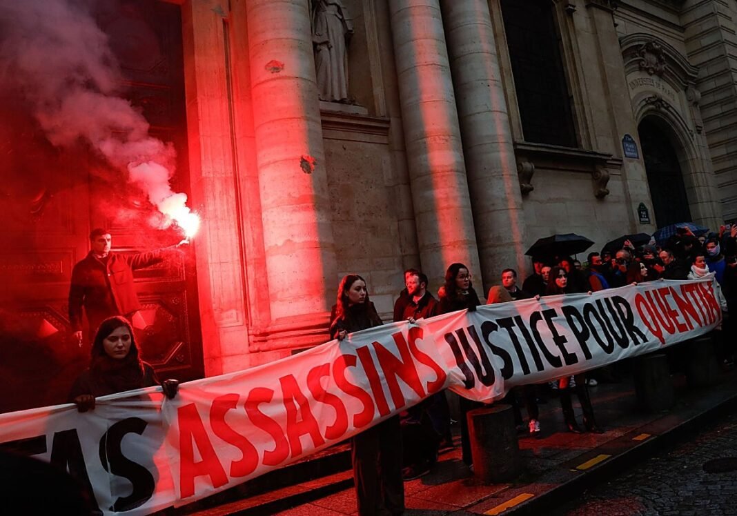 Tensión en Francia por la muerte de un joven ultraderechista en una paliza de la extrema izquierda