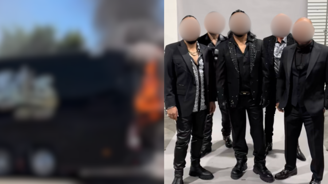 Incendio Vehicular Sacude a Los Inquietos del Norte en Plena Gira Analisis de un Siniestro que Pudo Ser Tragedia