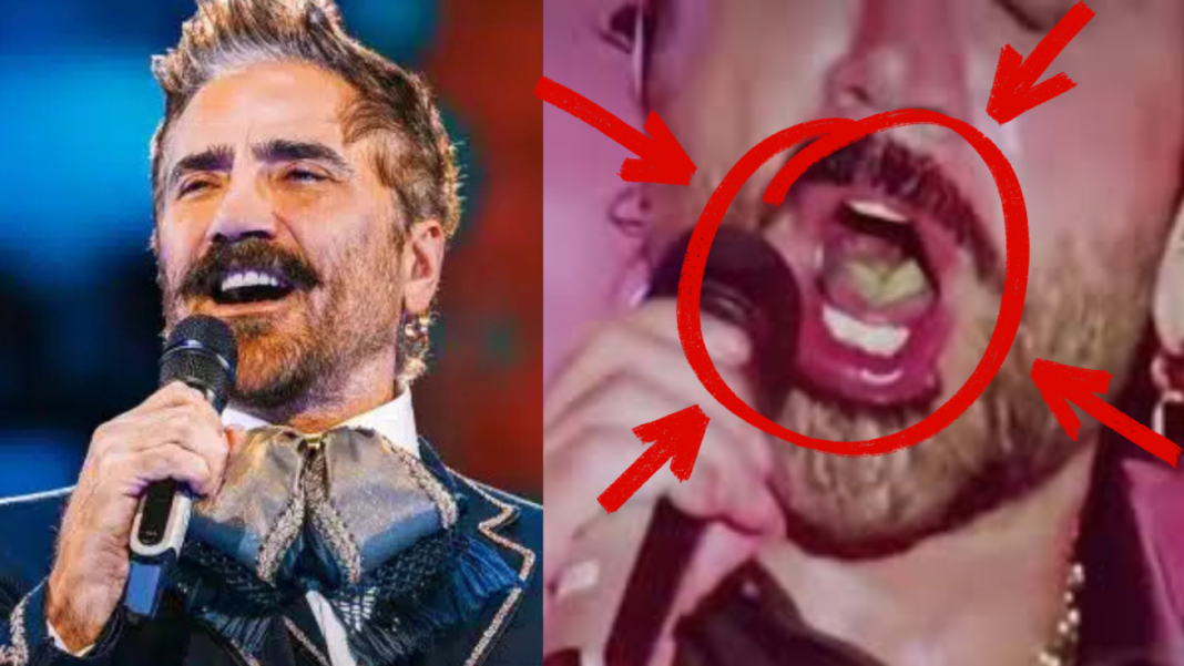 Alejandro Fernández: La ‘lengua verdosa’ en concierto desata debate sobre salud y espectáculo