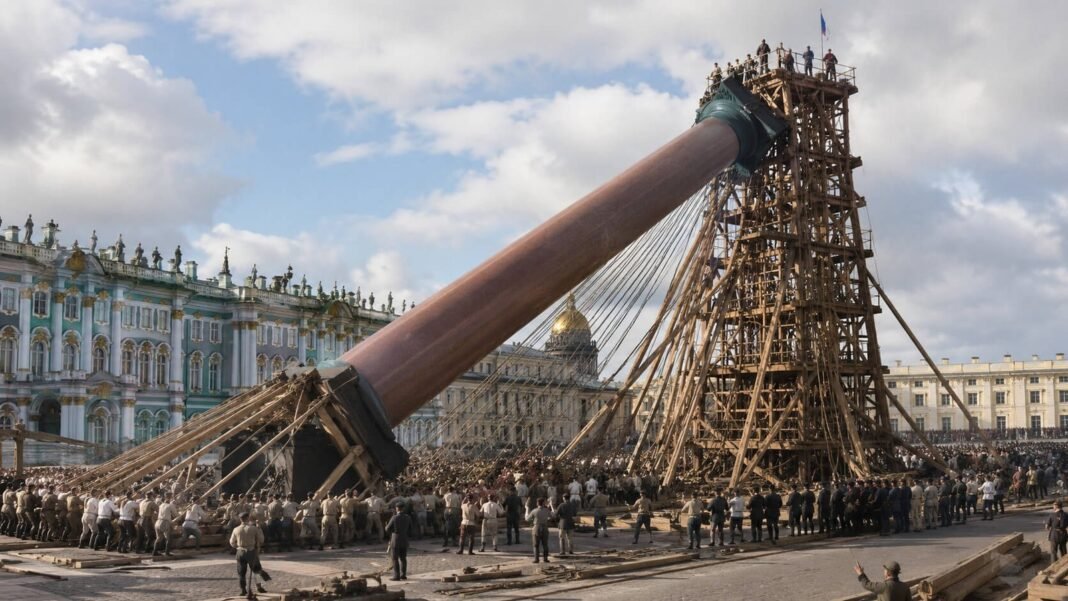 La Columna de Alejandro: Un Prodigio de Ingeniería Decimonónica en San Petersburgo