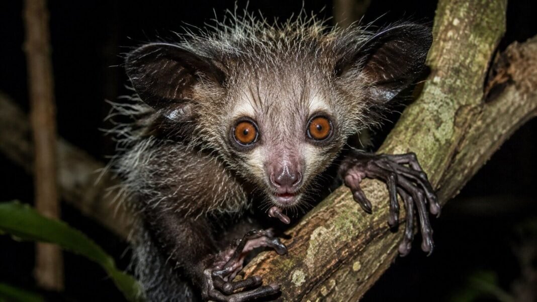 El Aye-Aye: Revelada la Extraña Anatomía de un ‘Primate de 12 Dedos’ y sus Implicaciones Evolutivas