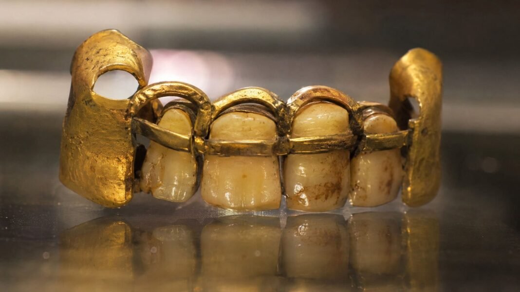 Etruscos Pioneros de la Odontologia Antigua en Europa con Protesis Dentales de Oro