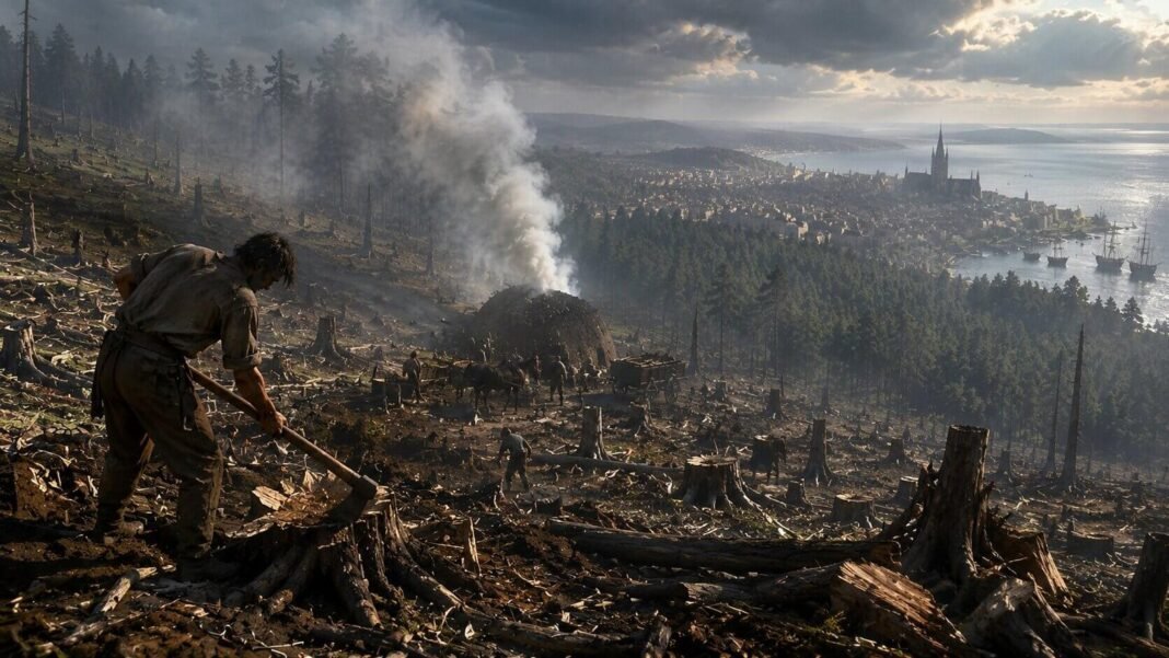Deforestacion Europea El Costo Oculto del Hierro y la Paradoja de la Industrializacion