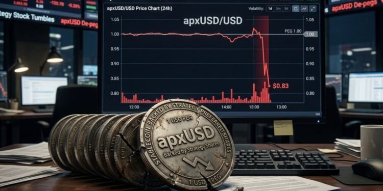Despegue de apxUSD La Volatilidad de Acciones Corporativas Amenaza la Estabilidad Criptografica Global
