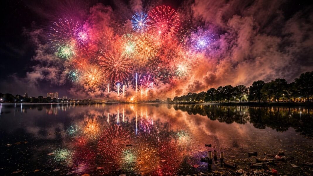 ‘Fuegos Artificiales’: La contaminación silenciosa que perdura tras el espectáculo
