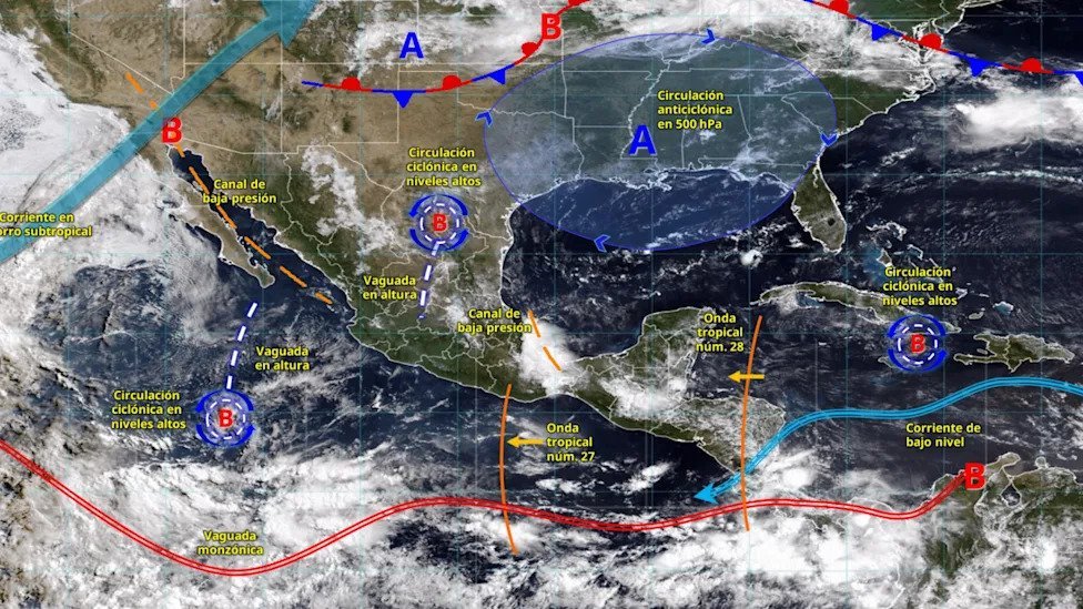 MichoacĂĄn EnfrentarĂĄ Lluvias Intensas, MĂ©xico Bajo Amenaza MeteorolĂłgica MĂșltiple