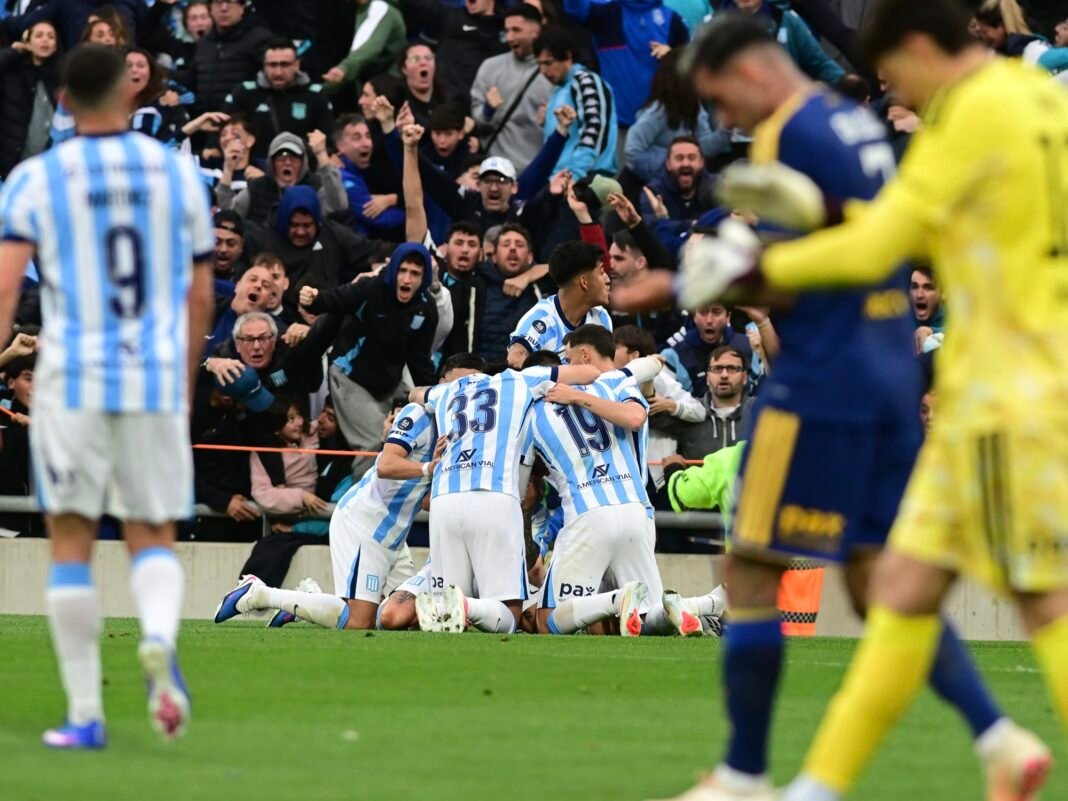Racing vs. Boca: Racing Adelanta con Golazo de Lodico en el Primer Tiempo Racing vs. Boca: Racing Adelanta con Golazo de Lodico en el Primer Tiempo