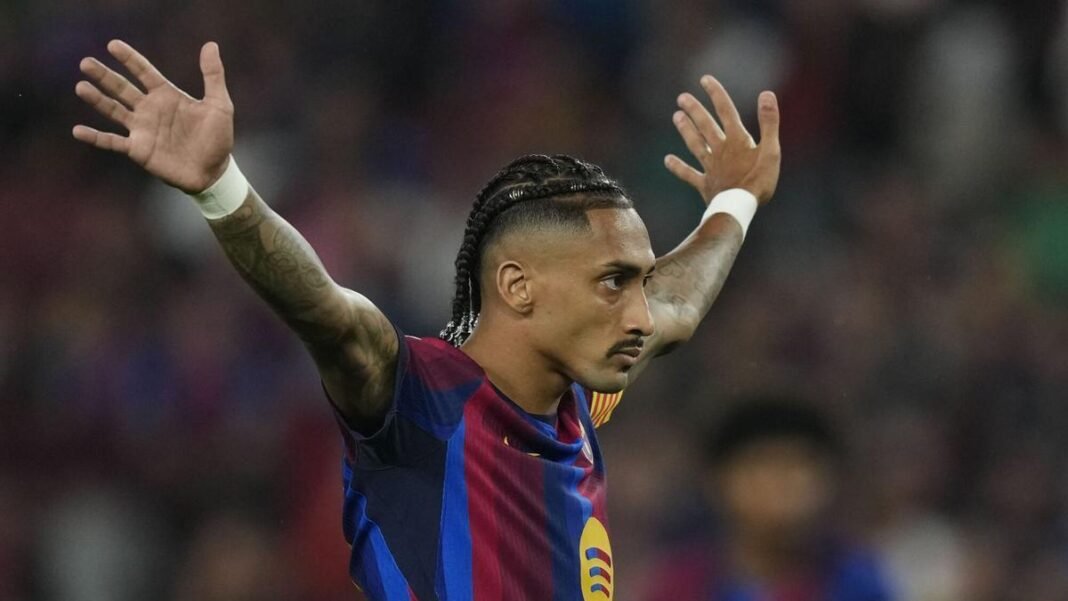 Raphinha Supera a Mbappé y Lidera la Tabla de Goleadores en Laliga Raphinha Supera a Mbappe y Lidera la Tabla de Goleadores en Laliga