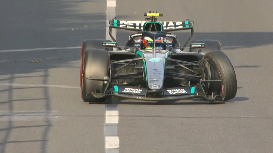 Russell Lidera las Practicas del Gran Premio de Azerbaiyan de F1